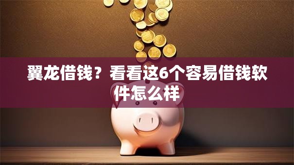 翼龙借钱？看看这6个容易借钱软件怎么样