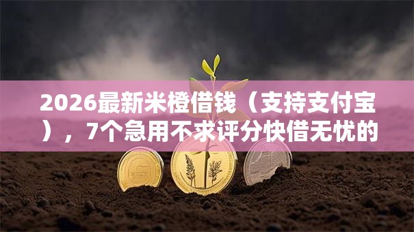2026最新米橙借钱（支持支付宝），7个急用不求评分快借无忧的平台无私分享