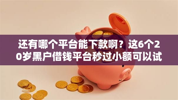 还有哪个平台能下款啊？这6个20岁黑户借钱平台秒过小额可以试试