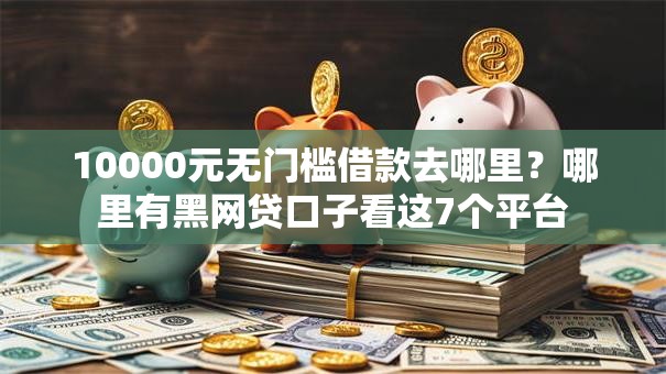 10000元无门槛借款去哪里？哪里有黑网贷口子看这7个平台