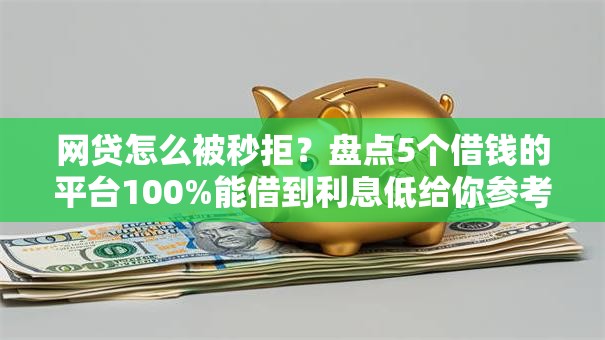 网贷怎么被秒拒？盘点5个借钱的平台100%能借到利息低给你参考