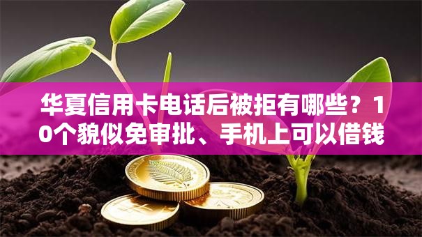 华夏信用卡电话后被拒有哪些？10个貌似免审批、手机上可以借钱的平台合集