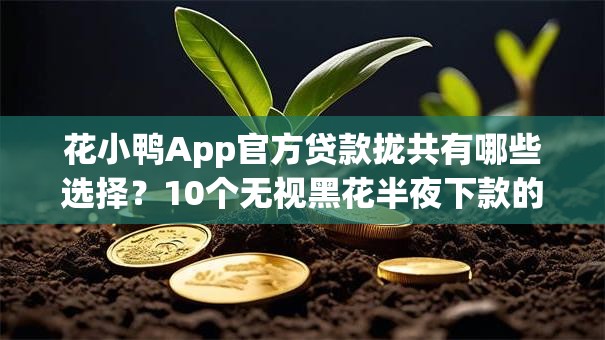 花小鸭App官方贷款拢共有哪些选择？10个无视黑花半夜下款的网贷平台详解