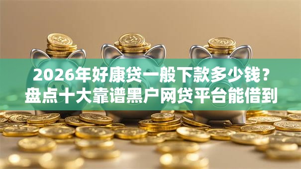 2026年好康贷一般下款多少钱？盘点十大靠谱黑户网贷平台能借到钱啊急用
