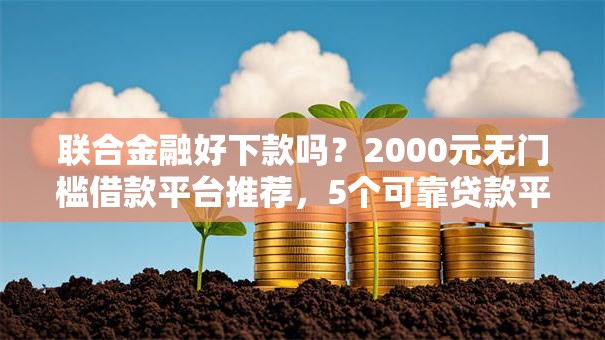 联合金融好下款吗？2000元无门槛借款平台推荐，5个可靠贷款平台盘点