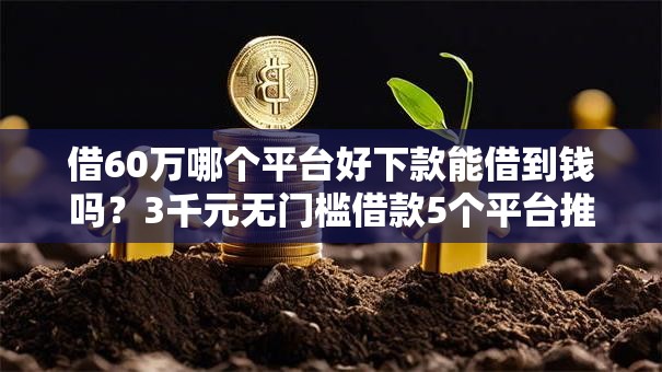 借60万哪个平台好下款能借到钱吗？3千元无门槛借款5个平台推荐