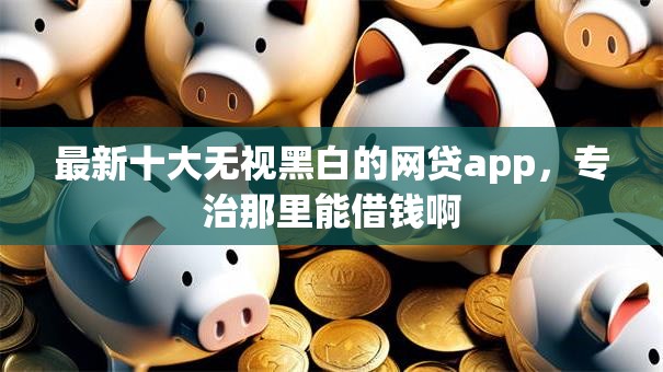 最新十大无视黑白的网贷app，专治那里能借钱啊
