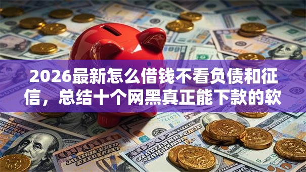 2026最新怎么借钱不看负债和征信，总结十个网黑真正能下款的软件！