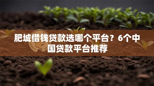 肥城借钱贷款选哪个平台?6个中国贷款平台推荐 肥城借钱贷款选哪个平台?6个中国贷款平台推荐
