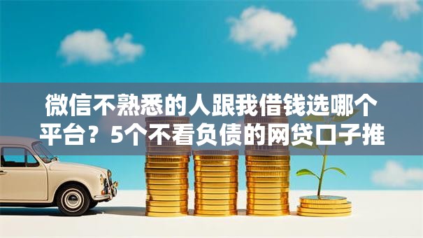 微信不熟悉的人跟我借钱选哪个平台?5个不看负债的网贷口子推荐 微信不熟悉的人跟我借钱选哪个平台?5个不看负债的网贷口子推荐