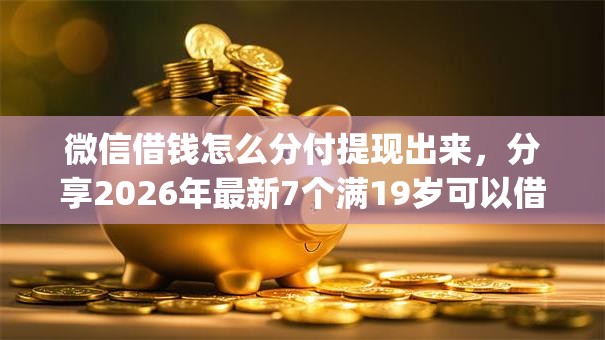 微信借钱怎么分付提现出来，分享2026年最新7个满19岁可以借款的app