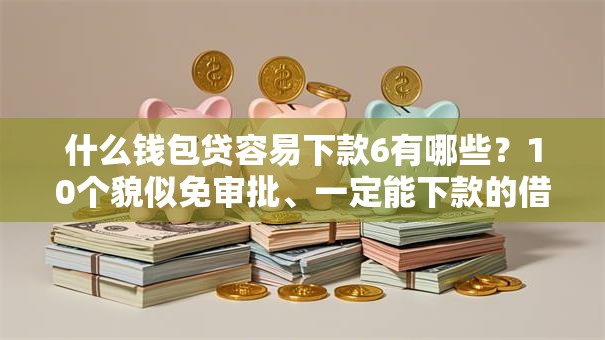 什么钱包贷容易下款6有哪些？10个貌似免审批、一定能下款的借钱平台合集