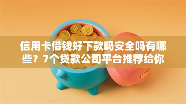 信用卡借钱好下款吗安全吗有哪些？7个贷款公司平台推荐给你