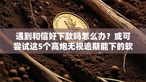 遇到和信好下款吗怎么办？或可尝试这5个高炮无视逾期能下的软件