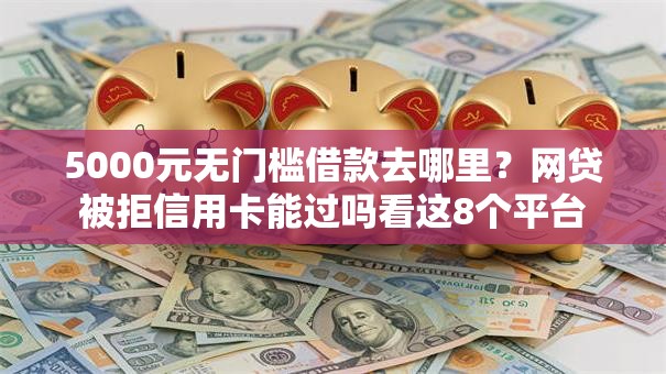 5000元无门槛借款去哪里？网贷被拒信用卡能过吗看这8个平台