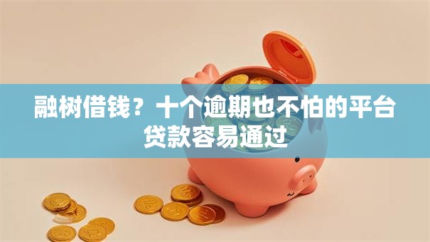融树借钱？十个逾期也不怕的平台贷款容易通过