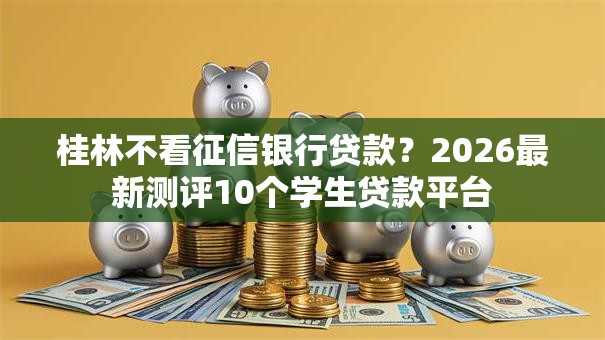 桂林不看征信银行贷款？2026最新测评10个学生贷款平台