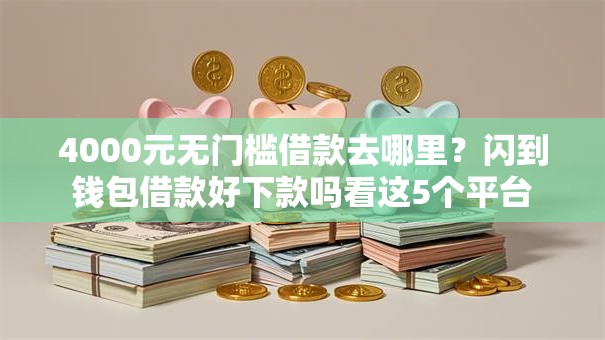 4000元无门槛借款去哪里？闪到钱包借款好下款吗看这5个平台