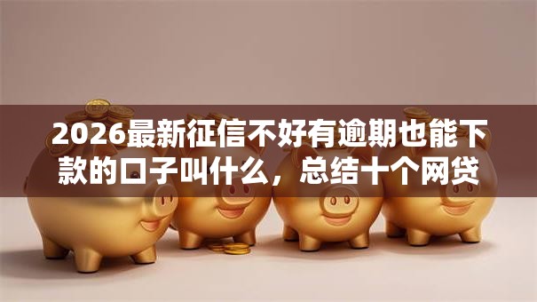 2026最新征信不好有逾期也能下款的口子叫什么，总结十个网贷平台排行！