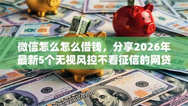 微信怎么怎么借钱，分享2026年最新5个无视风控不看征信的网贷