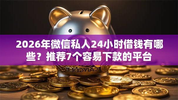 2026年微信私人24小时借钱有哪些？推荐7个容易下款的平台