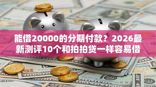 能借20000的分期付款？2026最新测评10个和拍拍贷一样容易借钱的平台