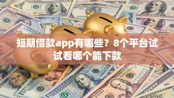 短期借款app有哪些？8个平台试试看哪个能下款