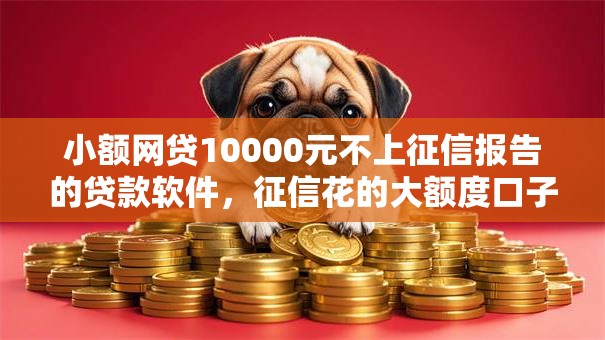 小额网贷10000元不上征信报告的贷款软件，征信花的大额度口子的6个平台介绍