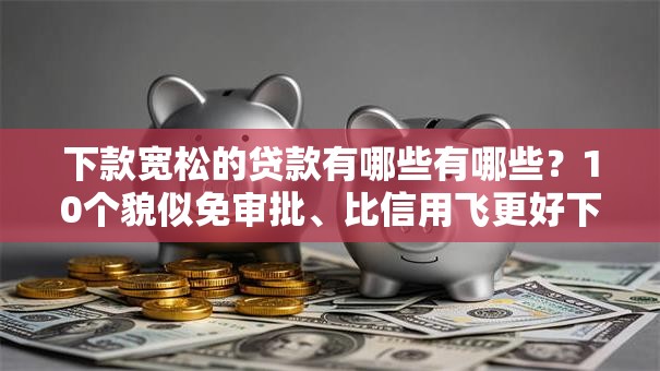 下款宽松的贷款有哪些有哪些？10个貌似免审批、比信用飞更好下款的口子合集