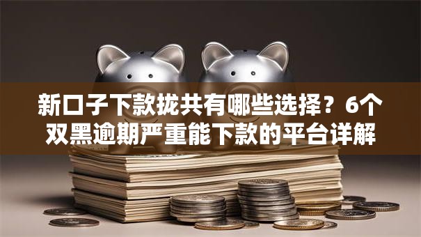 新口子下款拢共有哪些选择？6个双黑逾期严重能下款的平台详解