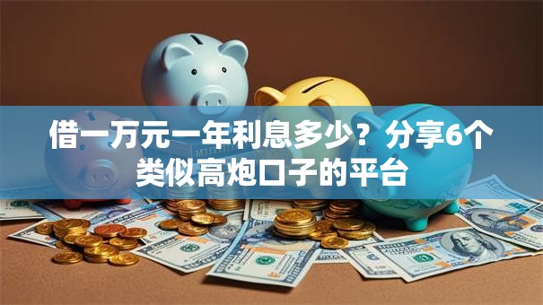 借一万元一年利息多少？分享6个类似高炮口子的平台