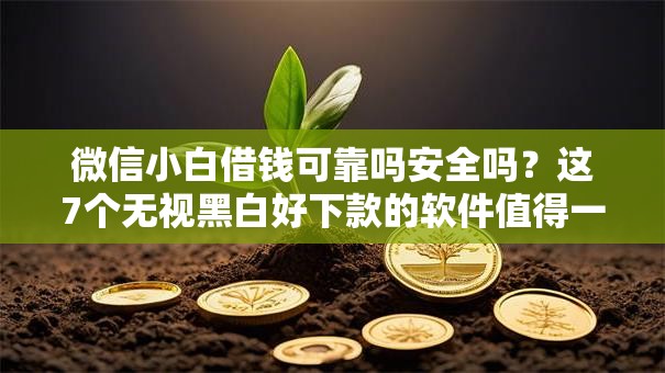 微信小白借钱可靠吗安全吗?这7个无视黑白好下款的软件值得一试 微信小白借钱可靠吗安全吗?这7个无视黑白好下款的软件值得一试
