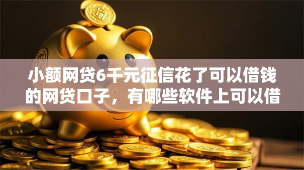 小额网贷6千元征信花了可以借钱的网贷口子，有哪些软件上可以借钱的平台的5个平台介绍