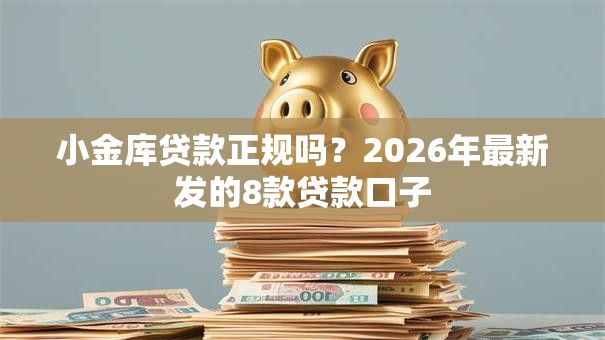 小金库贷款正规吗？2026年最新发的8款贷款口子