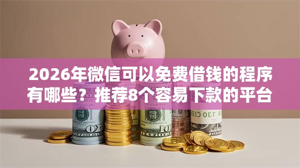 2026年微信可以免费借钱的程序有哪些?推荐8个容易下款的平台 2026年微信可以免费借钱的程序有哪些?推荐8个容易下款的平台