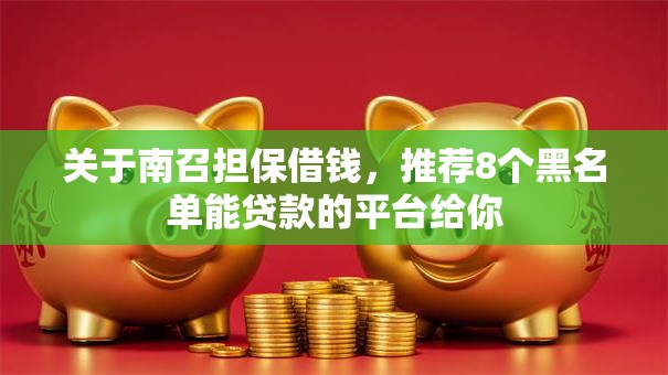 关于南召担保借钱，推荐8个黑名单能贷款的平台给你