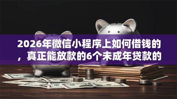 2026年微信小程序上如何借钱的，真正能放款的6个未成年贷款的平台推荐