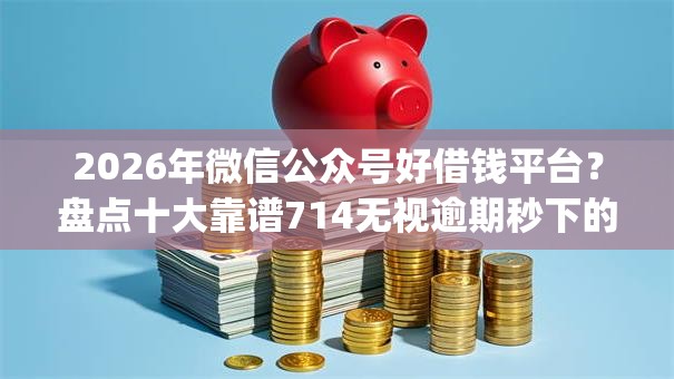 2026年微信公众号好借钱平台？盘点十大靠谱714无视逾期秒下的app