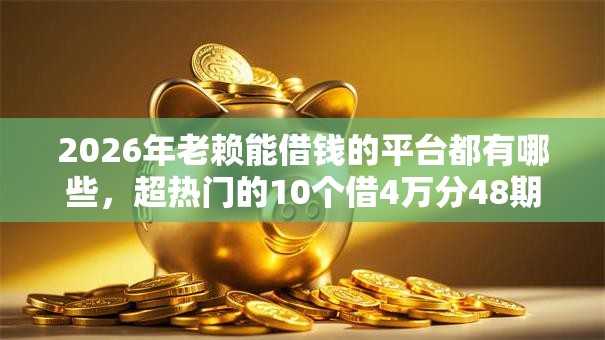 2026年老赖能借钱的平台都有哪些,超热门的10个借4万分48期平台推荐 2026年老赖能借钱的平台都有哪些,超热门的10个借4万分48期平台推荐