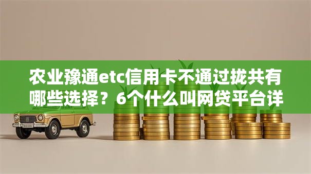 农业豫通etc信用卡不通过拢共有哪些选择?6个什么叫网贷平台详解 农业豫通etc信用卡不通过拢共有哪些选择?6个什么叫网贷平台详解