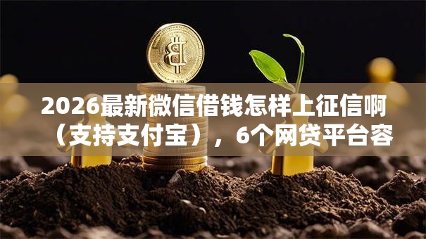 2026最新微信借钱怎样上征信啊（支持支付宝），6个网贷平台容易通过并安全借到款无私分享