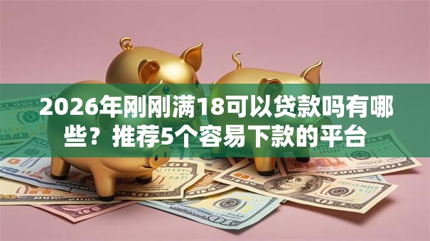 2026年刚刚满18可以贷款吗有哪些？推荐5个容易下款的平台