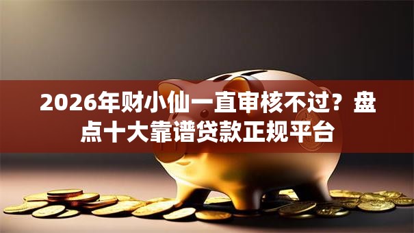 2026年财小仙一直审核不过?盘点十大靠谱贷款正规平台 2026年财小仙一直审核不过?盘点十大靠谱贷款正规平台
