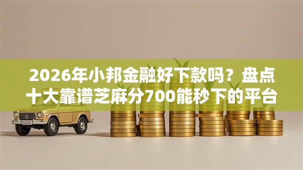 2026年小邦金融好下款吗？盘点十大靠谱芝麻分700能秒下的平台