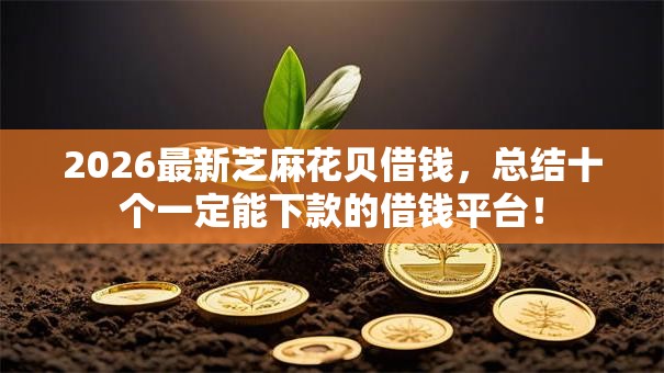 2026最新芝麻花贝借钱，总结十个一定能下款的借钱平台！