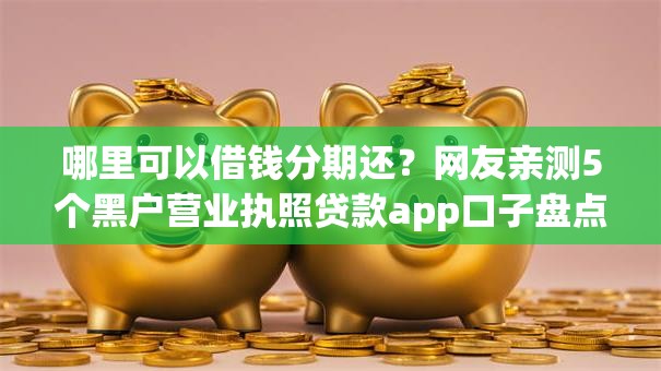 哪里可以借钱分期还?网友亲测5个黑户营业执照贷款app口子盘点 哪里可以借钱分期还?网友亲测5个黑户营业执照贷款app口子盘点
