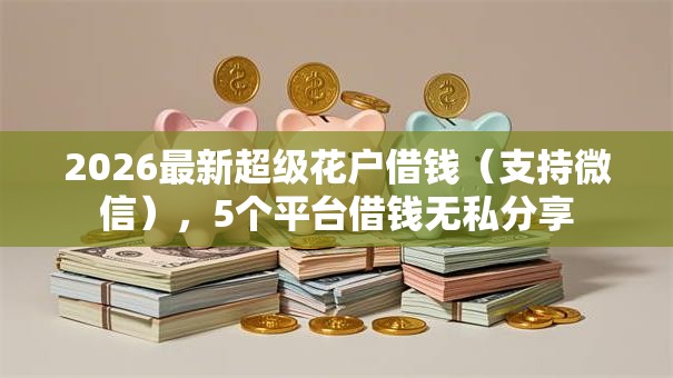 2026最新超级花户借钱(支持微信),5个平台借钱无私分享 2026最新超级花户借钱(支持微信),5个平台借钱无私分享