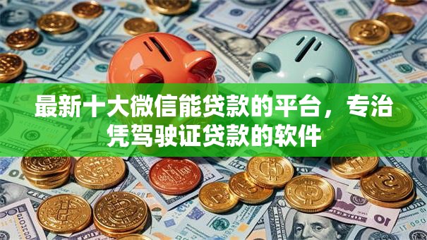 最新十大微信能贷款的平台，专治凭驾驶证贷款的软件