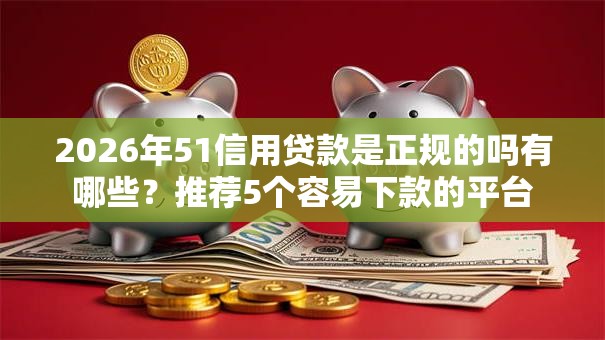 2026年51信用贷款是正规的吗有哪些？推荐5个容易下款的平台