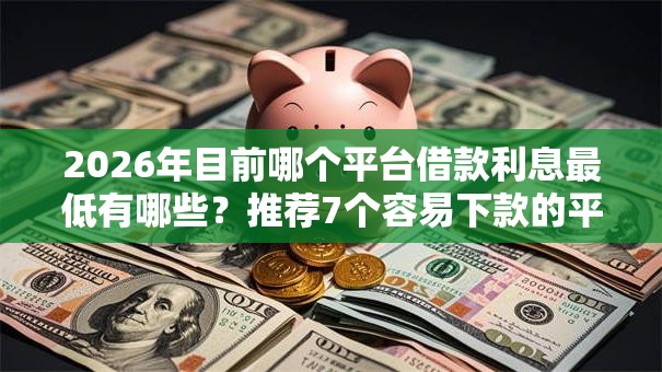 2026年目前哪个平台借款利息最低有哪些？推荐7个容易下款的平台